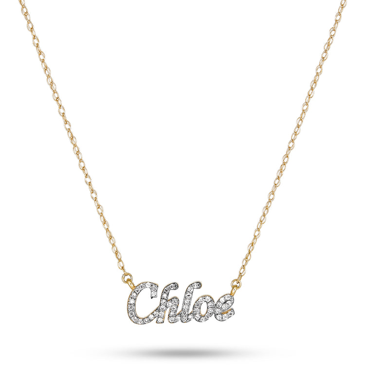 Say it with diamonds name necklace Clearance
