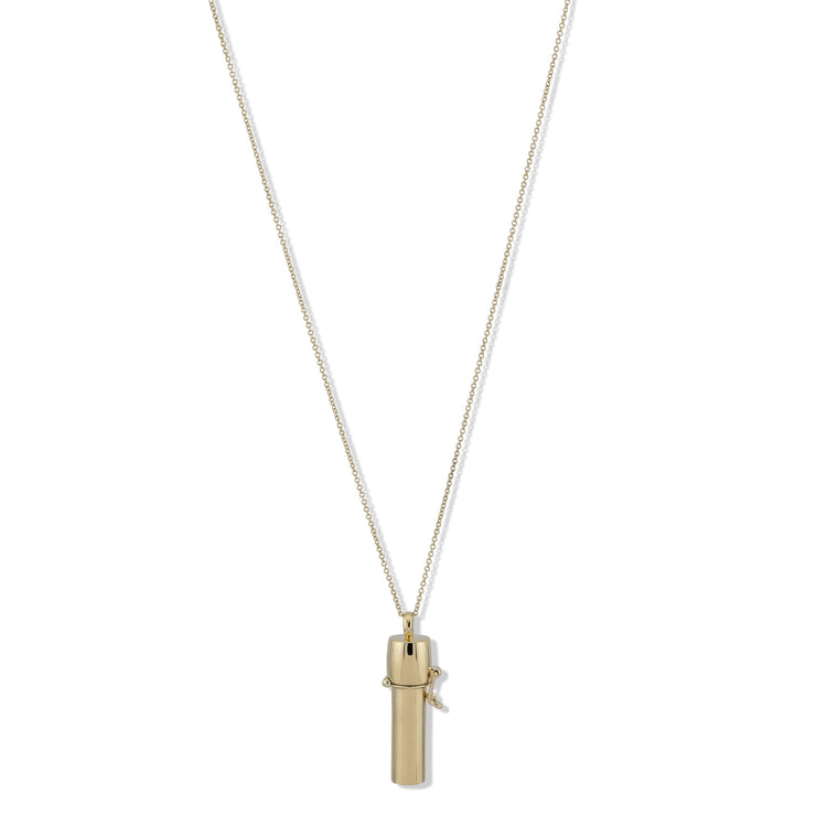 Stone and Strand 14K Yellow Gold Scroll Necklace Front Image