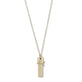 Stone and Strand 14K Yellow Gold Scroll Necklace Close Up Image