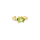 Stone and Strand 10K Yellow Gold Seagrass At Twilight Diamond and Peridot Ear Cuff Front Image