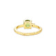 Stone and Strand 10K Yellow Gold Seagrass At Twilight Diamond and Peridot Ring Rear Image