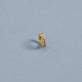 Stone and Strand 14K Yellow Gold Second Hole Somewhere Over The Rainbow Gemstone Huggie Editorial Image