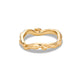 Stone and Strand 14K Yellow Gold Secret Garden Band Rear Image