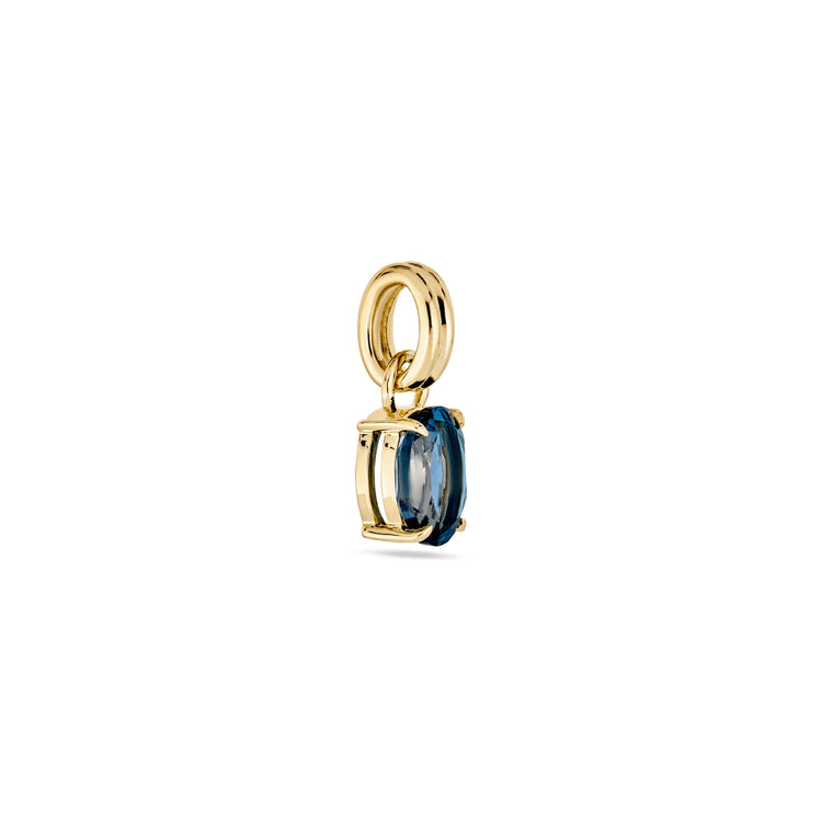 Stone and Strand 14K Yellow Gold Serenity Topaz Mood Charm Side Image
