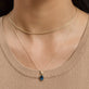 Image of 14K Yellow Gold Serenity Topaz Mood Charm with Stone and Strand Necklaces
