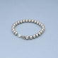 6mm Silver Ball Bracelet