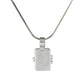 Stone and Strand Sterling Silver Beekman Heart Locket Necklace Rear Image