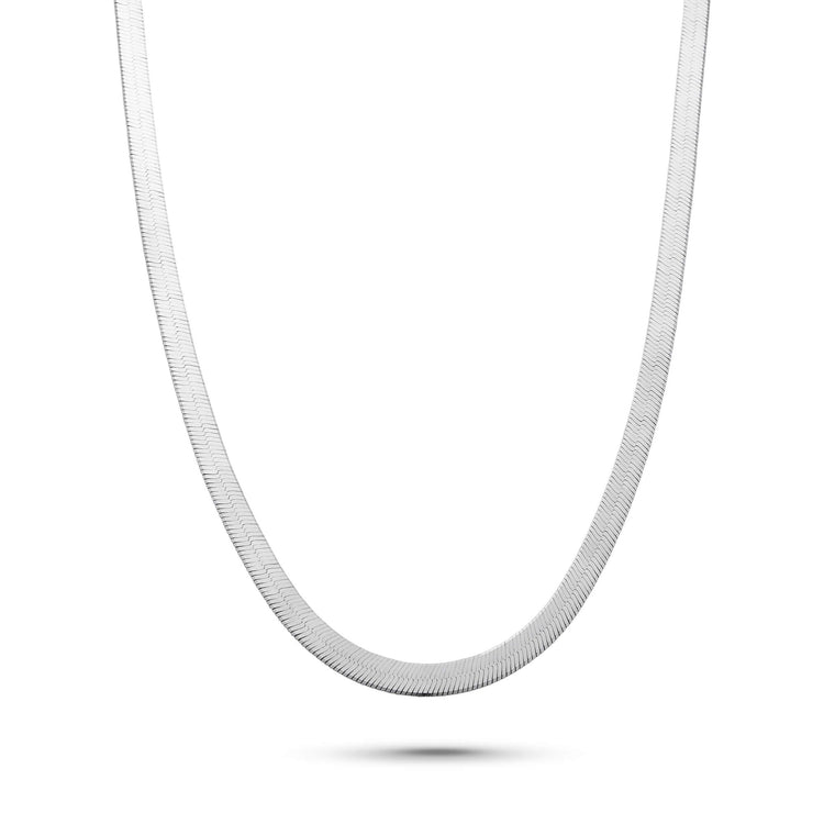 Stone and Strand Sterling Silver Herringbone Chain Front Image