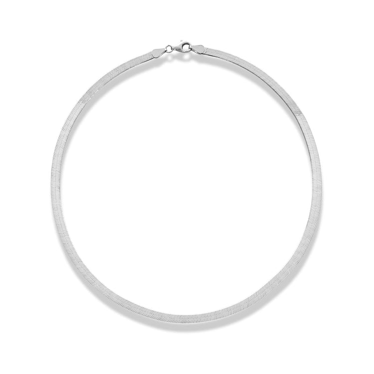 Stone and Strand Sterling Silver Herringbone Chain Front Image