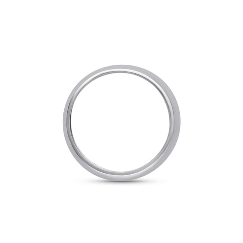 Stone and Strand Sterling Silver Knife Edge Stacking Ring Set Side Image