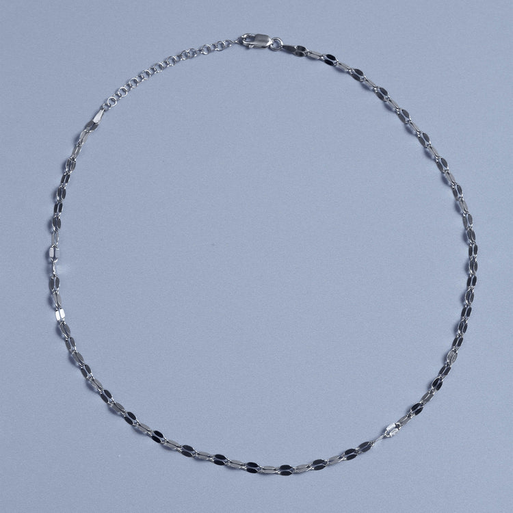 Stone and Strand Sterling Silver Sparkle Chain Editorial Image