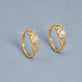 Stone and Strand 14K Yellow Gold Silvia Earrings Editorial Image