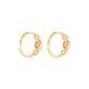 Stone and Strand 14K Yellow Gold Silvia Earrings Rear Image