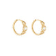 Stone and Strand 14K Yellow Gold Silvia Earrings Side Image