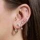 Image of 14K Yellow Gold Silvia Earrings with Stone and Strand Earrings