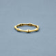 Stone and Strand 14K Yellow Gold Slim Gold Bamboo Ring Editorial Image