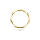 Stone and Strand 14K Yellow Gold Slim Gold Bamboo Ring Top Image