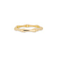 Stone and Strand 14K Yellow Gold Slim Gold Bamboo Ring Front Image