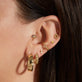 Small Gold Glider Hoops