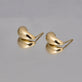 Stone and Strand 14K Yellow Gold Small Teardrop Earrings Editorial Image