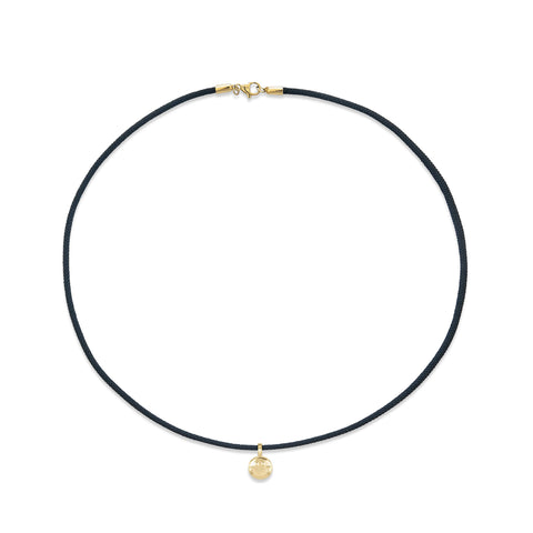 Stone and Strand 14K Yellow Gold Smiley XL Choker Front Image