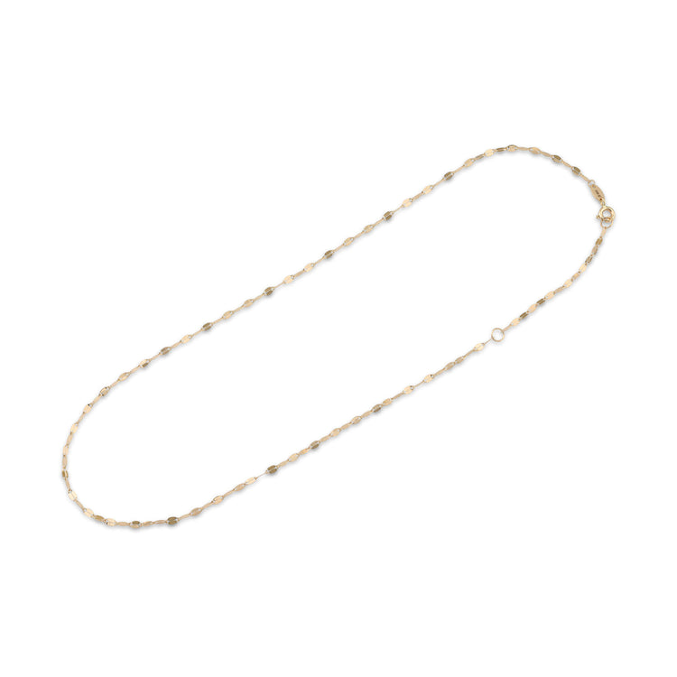 Stone and Strand 10K Yellow Gold Sparkle Chain Choker Front Image