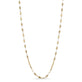 Stone and Strand 14K Yellow Gold Sparkle Chain Choker Close Up Image