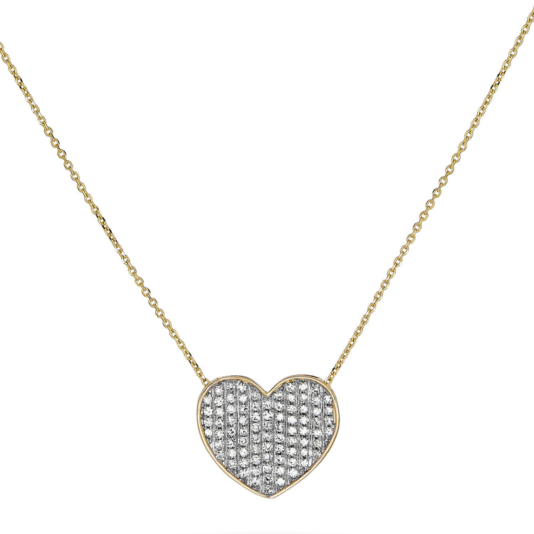 Sparkle Heart Diamond Necklace