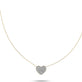 Sparkle Heart Diamond Necklace