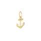 Stone and Strand 10K Yellow Gold Stay Grounded Anchor Charm Side Image