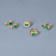Still life image of Full Volume Emerald Luxe Vintage Ring with Stone and Strand solid gold jewelry