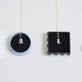 Still life image of Gothic Pave Initial Necklace with Stone and Strand Gift Box