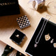 Still life image LAB-Created Diamond Member Crest Necklace with Stone and Strand solid gold jewelry