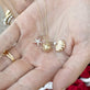 Still life image of LAB-Created Diamond Starfish Necklace with Stone and Strand solid gold jewelry