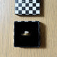 Still life image of LAB-Created Shield Diamond Ring Stack with Stone and Strand gift box