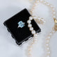 Still life image of Le Bleu Aquamarine Diana Ring with Stone and Strand solid gold jewelry