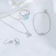 Still life image of Le Bleu Aquamarine Diana Ring with Stone and Strand solid gold jewelry