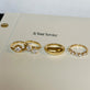 Still life image of Carnival LAB-Created Diamond Band with Stone and Strand solid gold jewelry