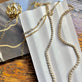 Still life image of Noble Diamond Tennis Necklace with Stone and Strand solid gold jewelry