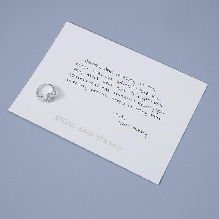 Still life image of The Standard LAB-Created Diamond Silver Signet