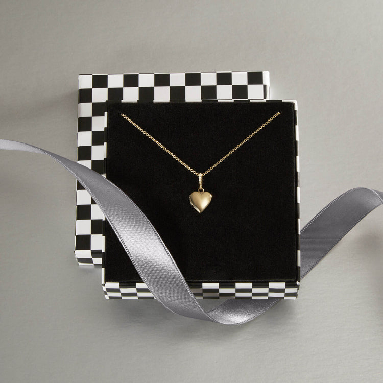 Still life image of Diamond Sweetheart Locket with Stone and Strand Gift Box