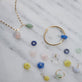 Small Donut Hoop Charms Set