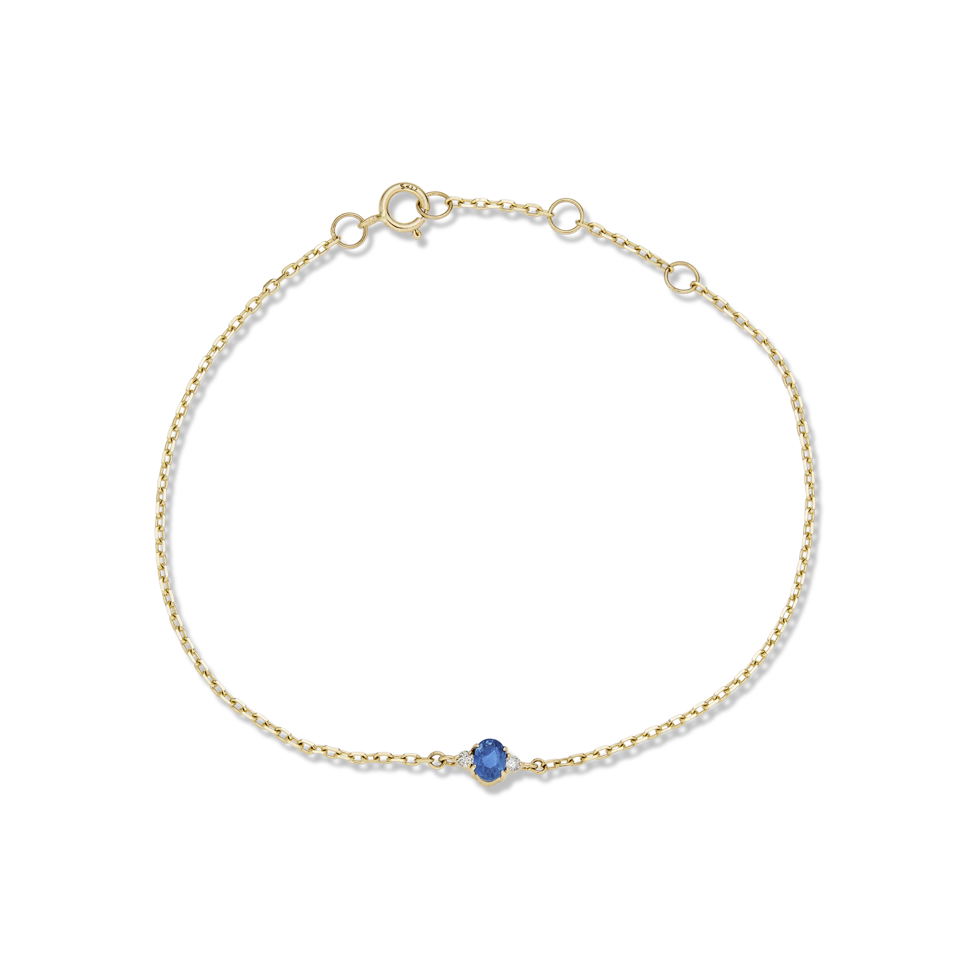 Sapphire Luxe Dainty Blue Bracelet STONE AND STRAND