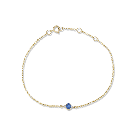 Blue sapphire bracelet yellow 2025 gold