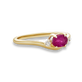 Ruby Diamond Merge Ring