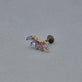 Stone and Strand 14K Yellow Gold Tanzanite Tiara Flat Back Editorial Image