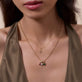 Image of 14K Yellow Gold Tenembaum Diamond Charm with Stone and Strand Necklaces & Charms