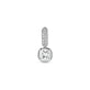 Stone and Strand Sterling Silver The Box LAB-Created Cushion Diamond Charm Front Image