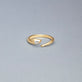 Stone and Strand 14K Yellow Gold The Diana Diamond Ring Editorial Image