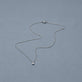 Stone and Strand 14K White Gold The Essential Dainty Diamond Solitaire Necklace Editorial Image